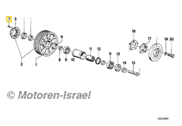 Niete 6x25 für Mitnehmer im Hinterrad ab /6