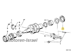 Kurbelwellensimmerring hinten (Kupplung)