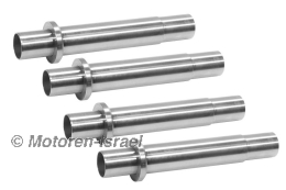 Edelstahl Stößelschutzrohre bis 09/1975, Durchm.16mm (4 St.)