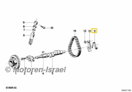 Feder Kettenspanner Duplexsteuerkette bis Bj. 1978