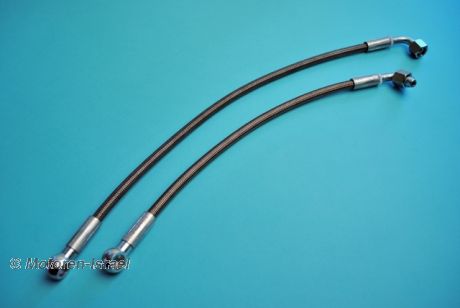 Ölkühlerschläuche VA für R80/100GS im Set (360+470mm)