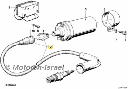 Zündkabel (2St.) (für BMW/BOSCH Spule) mit Blechstecker