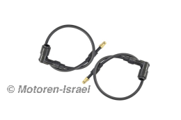 HT leads (2pc) with spark plug cap for BMW/Bosch coil)