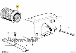 Luftfilter rund bis Bj. 1980