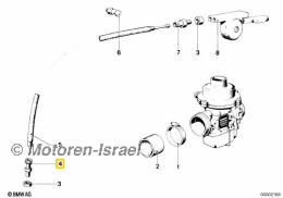 Chokeschraube/Stellschraube Vergaser aus Edelstahl