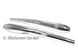 Silencer Optik /5, for 38/40 mm exhaust pipes