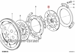 Clutch plate Sachs from 10/1980