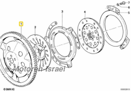 Schwungscheibe/Kupplungsgehäuse ab 09/1980 leichter Schwung