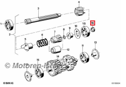 Wellendichtring Eingangswelle/Antriebswelle hinten klein