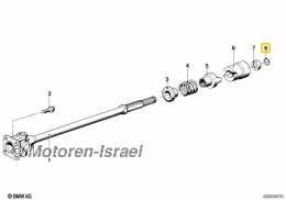 Sprengring Kupplungsglocke (Kardanwelle mit Ruckdämpfer)