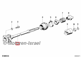 Kardanwelle R45/65 ab 09/1980 254mm