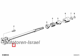 Kardanwelle R100RS,RT ab 09/1980 ohne Paralever