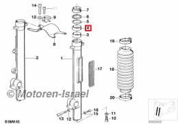 Gabelsimmerringe R80/100GS Paralever (2St.)
