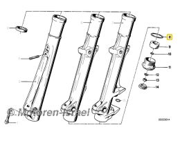 Ring for fork slider from /6 models