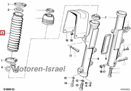 Faltenbalg Telegabel R80G/S + R65GS (15 Falten)