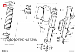Ring für Faltenbalg Telegabel R80G/S + R65GS