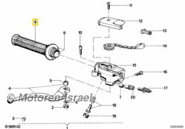 Griffgummi eckig rechts für alle Modelle