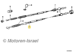 Kupplungszug R60/6 - R100RT, R80/100GS