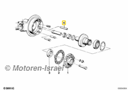 Bremsrohr für Endantrieb