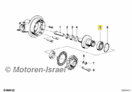 Rillenkugellager Endantrieb Tellerrad bis Bj. 1985