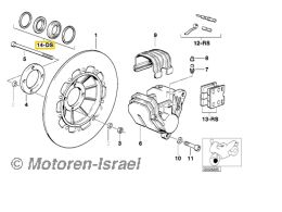Dichtungssatz Bremssattel R65, R80, R80/100RT,GSPD D=48mm