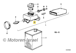 Flüssigkeitsbehälter/Tank für Hauptbremszylinder