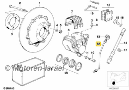 Bremsleitung rechts für R80/100GS-PD und R80GS Basic