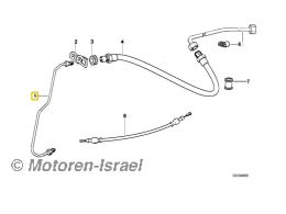 Bremsleitung links bis 09/1980