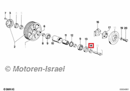 VA-Druckhülse Radlager R60/6-R100RS