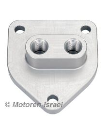 Oilfilter cover for model with oilcooler without bypass bore