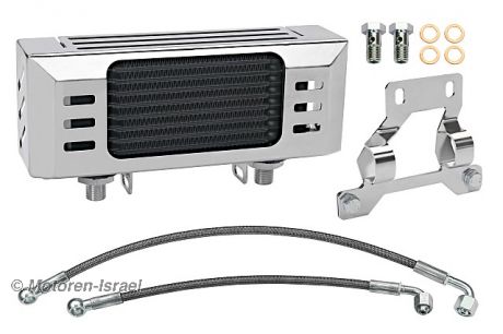 Larger Oil cooler R80/100 PD mask polished with tubes