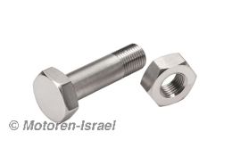 SS rear shock bolt with nut