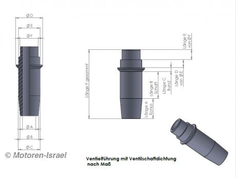 Ventilführungen nach Maß