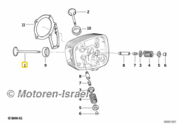 Einlassventil 34mm für R1100