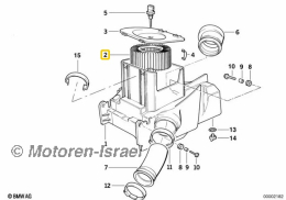 Luftfilter Mahle für 4V Boxer
