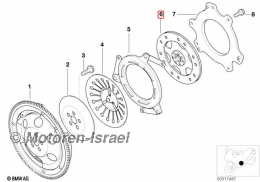 Clutch friction plate R850, R1100 from 2001