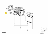 Grommet for pushrod tubes /5, /6, R90S to 08/75