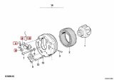 Kohlebürstenplatte für Lichtmaschine 2V