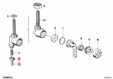 SS Fuel tap spigot with nut