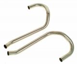 Stainless exhaust pipes single crossover R80GS R80ST