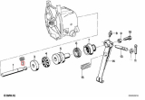 Filzring Kupplungsausrückhebel /-drucklager