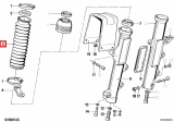 Faltenbalg Telegabel R80G/S + R65GS (15 Falten)