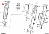 Ring für Faltenbalg Telegabel R80G/S + R65GS