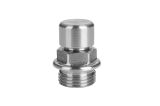 Stainless steel screw plug with vent for models from 09/1980