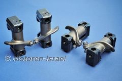 Rocker arms in one piece steel rocker spindle supports (4pc)