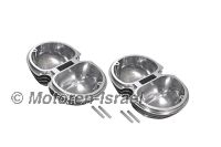 Cylinder head covers high polished (2pc)