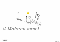 Pleuel 3xWEISS für 4V (1St.)