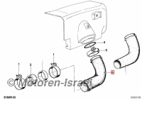 Ansaugtrichter - Luftleitung links R75/7-R100RT