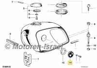 Tankemblem 70mm für /5 Modelle zum schrauben