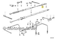 Brake cable boot 1pc